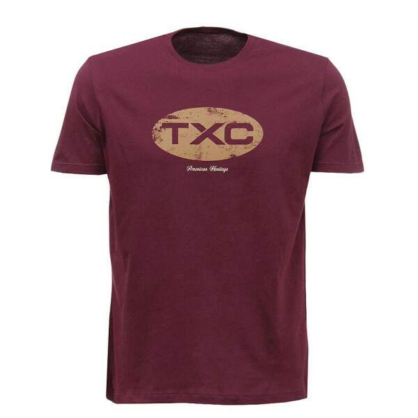 トップス if six was nine WIRED TK/M Bordeaux Camiseta Masculina Vinho TXC 38319 - Rodeo West