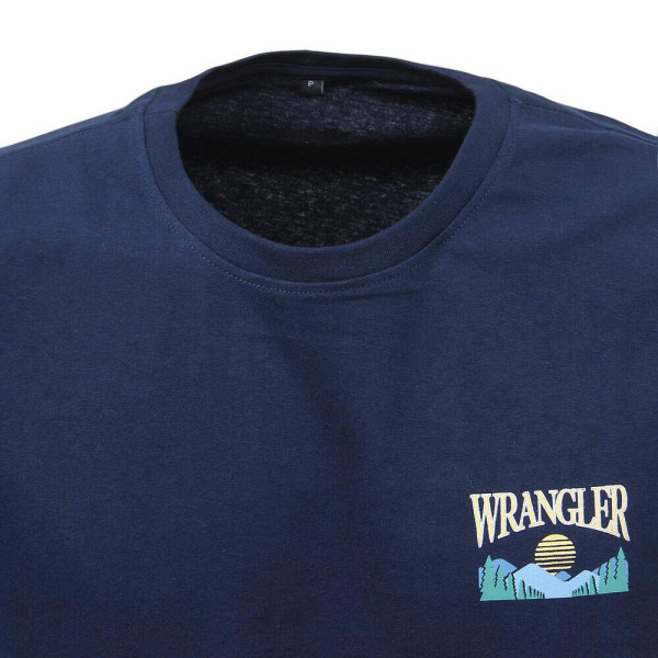 Camiseta Masculina Azul Marinho Wrangler 38334