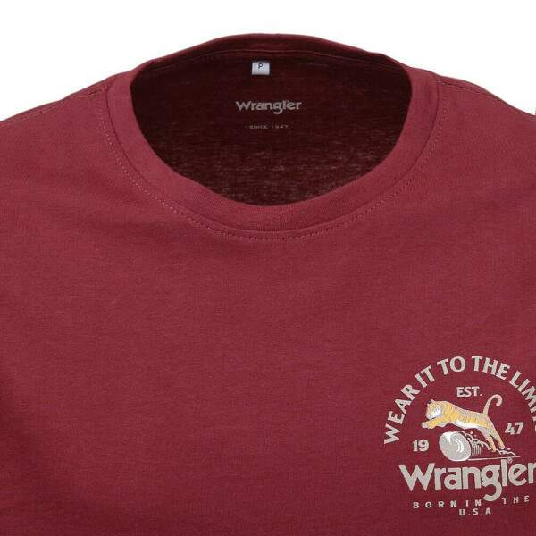 Camiseta Masculina Vinho Wrangler 38335