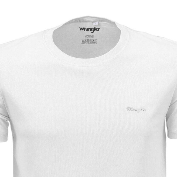 Camiseta Masculina Branca Wrangler 38337