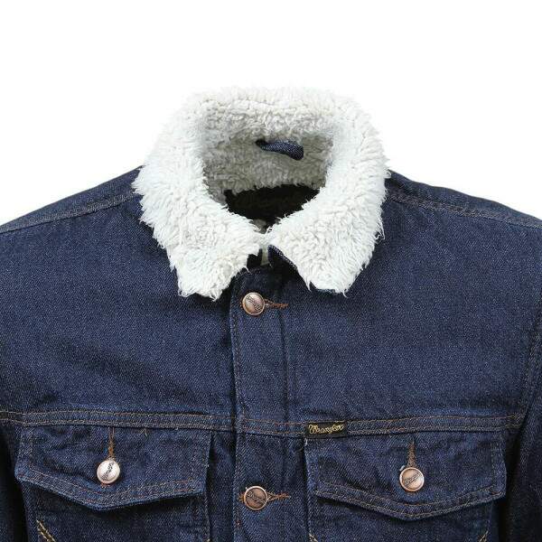 Jaqueta Jeans Azul Masculina com Pelcia Wrangler 38374