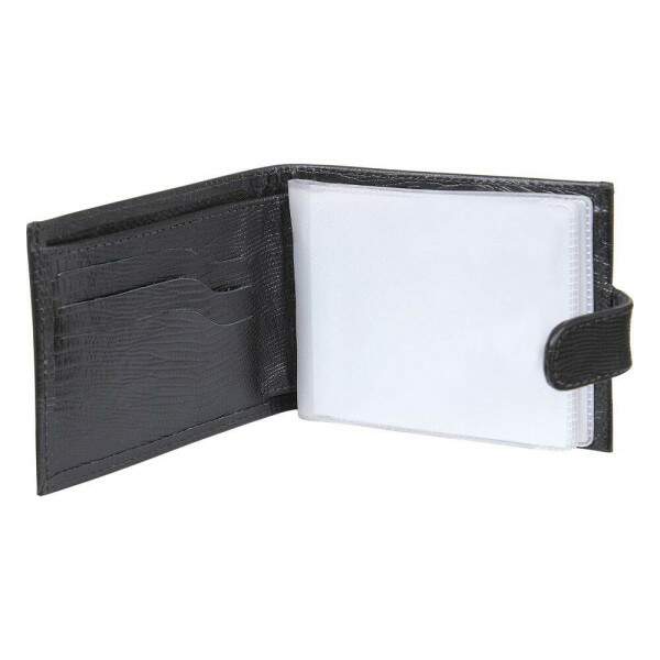Carteira Masculina em Couro Preto DH Couros 38346