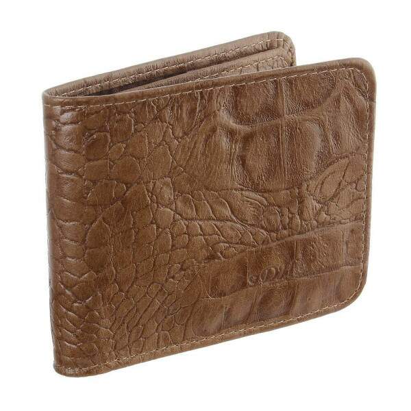 Carteira Masculina em Couro Estilo Crocodilo DH Couros 38329