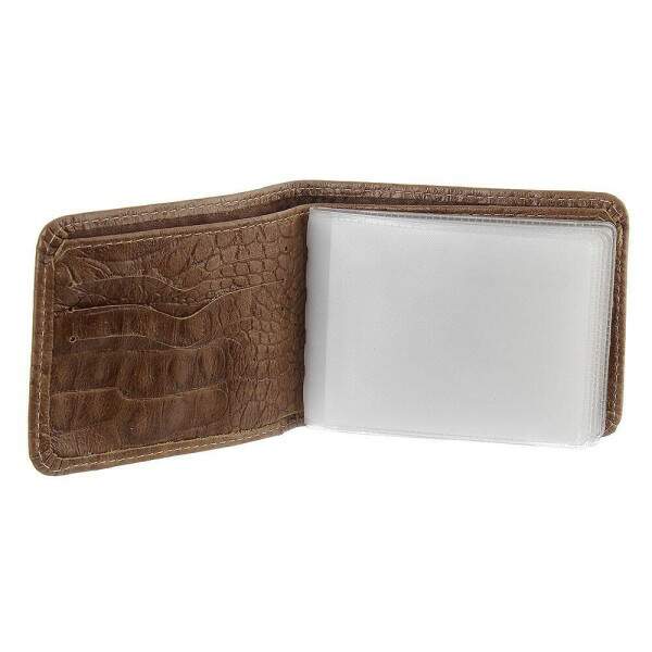 Carteira Masculina em Couro Estilo Crocodilo DH Couros 38329