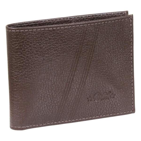 Carteira Masculina em Couro Marrom DH Couros 38330