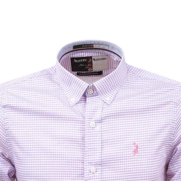 Camisa Xadrez Masculina Manga Longa Lils Austin Western 38366