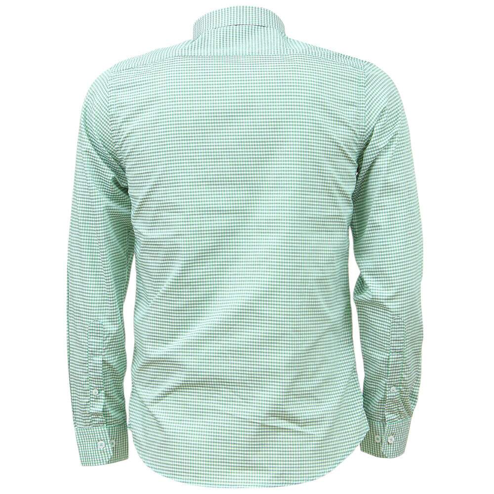 Camisa Xadrez Masculina Manga Longa Verde Austin Western 38368