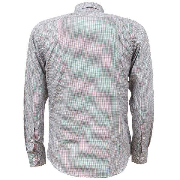 Camisa Xadrez Masculina Manga Longa Laranja Austin Western 38371