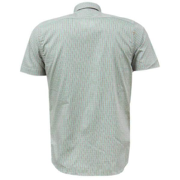 Camisa Xadrez Masculina Manga Curta Verde Austin Western 38373