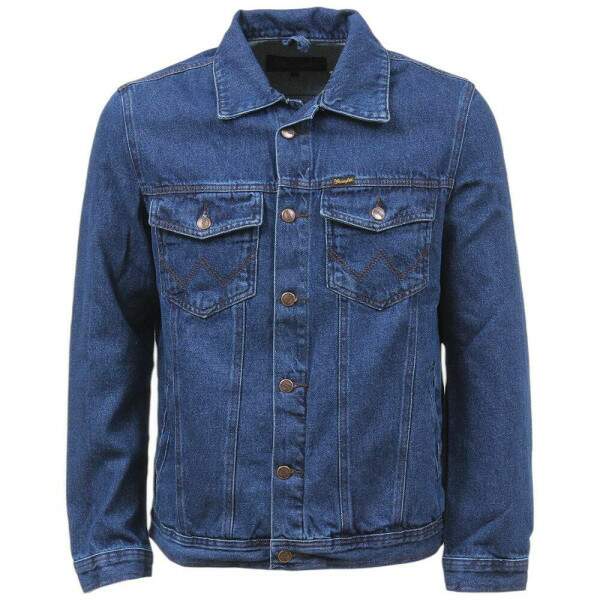 Jaqueta Jeans Masculina Azul Wrangler 38341