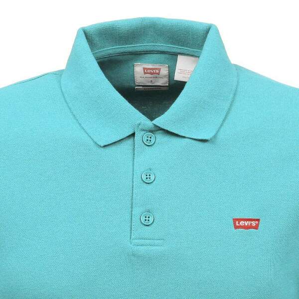Camisa Masculina Gola Polo Azul Levi's 38377