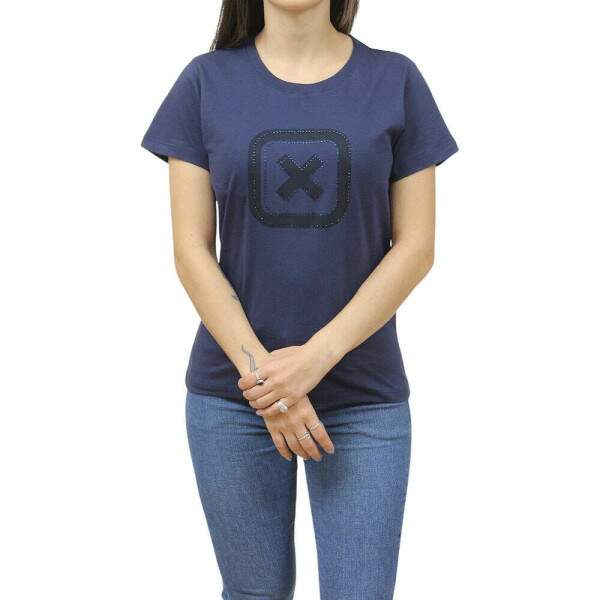 Camiseta Feminina Azul Marinho TXC 38285