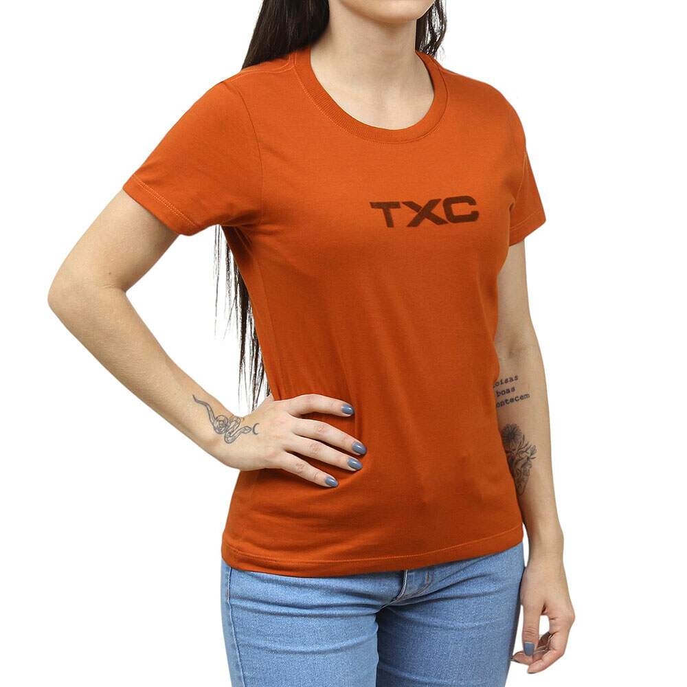Camiseta Feminina Laranja TXC 38279 - Rodeo West