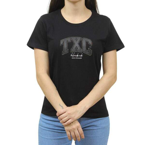 Camiseta Feminina Preta TXC 38280