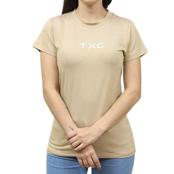 Camiseta Feminina Bege TXC 38283