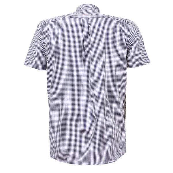 Camisa Xadrez Masculina Azul Manga Curta TXC 38268