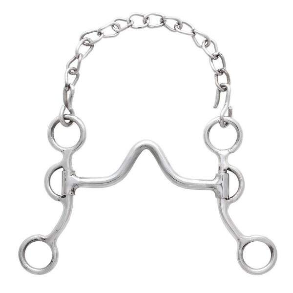 Freio Goiano Inox Bocal Alto Bronc-Steel 25957