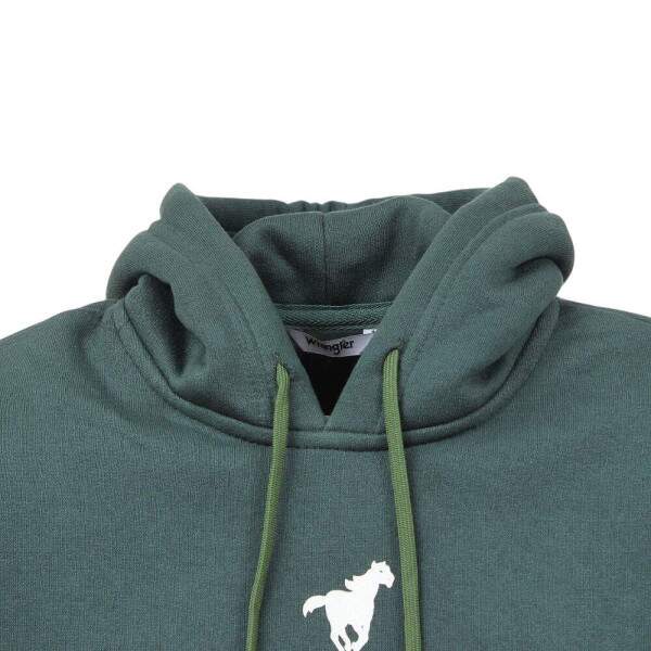 Moletom com Capuz Masculino Verde Wrangler 38399