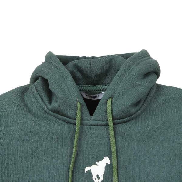 Moletom com Capuz Masculino Verde Wrangler 38399