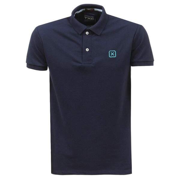 Camisa Gola Polo Masculina Azul Marinho TXC 38392