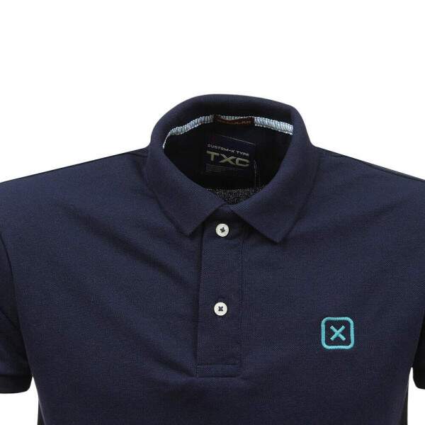 Camisa Gola Polo Masculina Azul Marinho TXC 38392