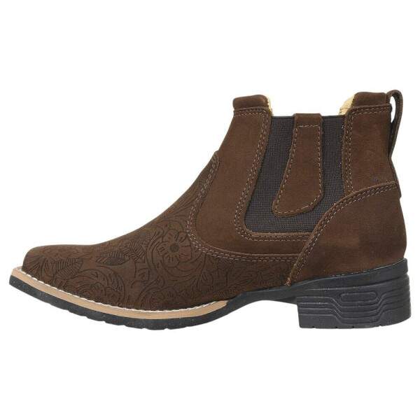 Botina Feminina Bico Quadrado Zebu 38413