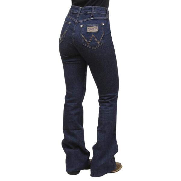 Cala Jeans Feminina Azul com Elastano Flare Wrangler 38434