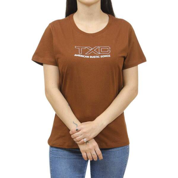 Camiseta Feminina Marrom TXC 38431