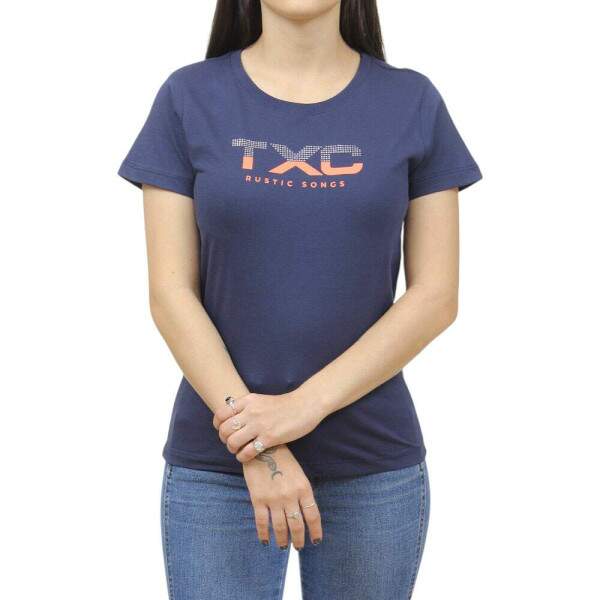 Camiseta Feminina Azul Marinho TXC 38433