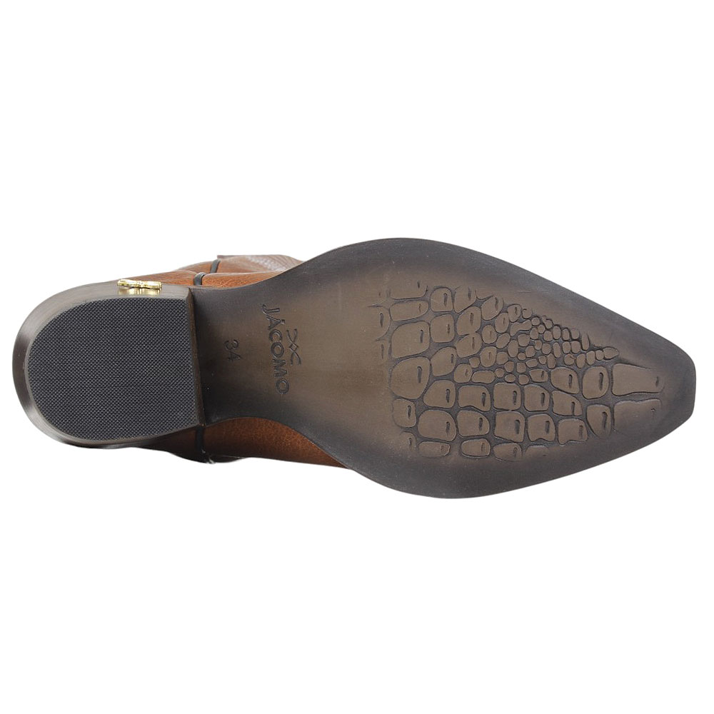 Bota Feminina Marrom Bico Fino Jácomo 38506 Rodeo West