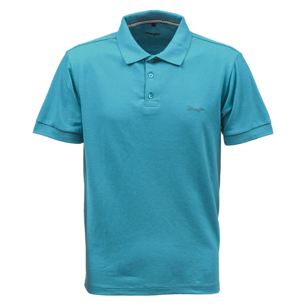 Camisa Gola Polo Masculina Verde Wrangler 38643 Rodeo West