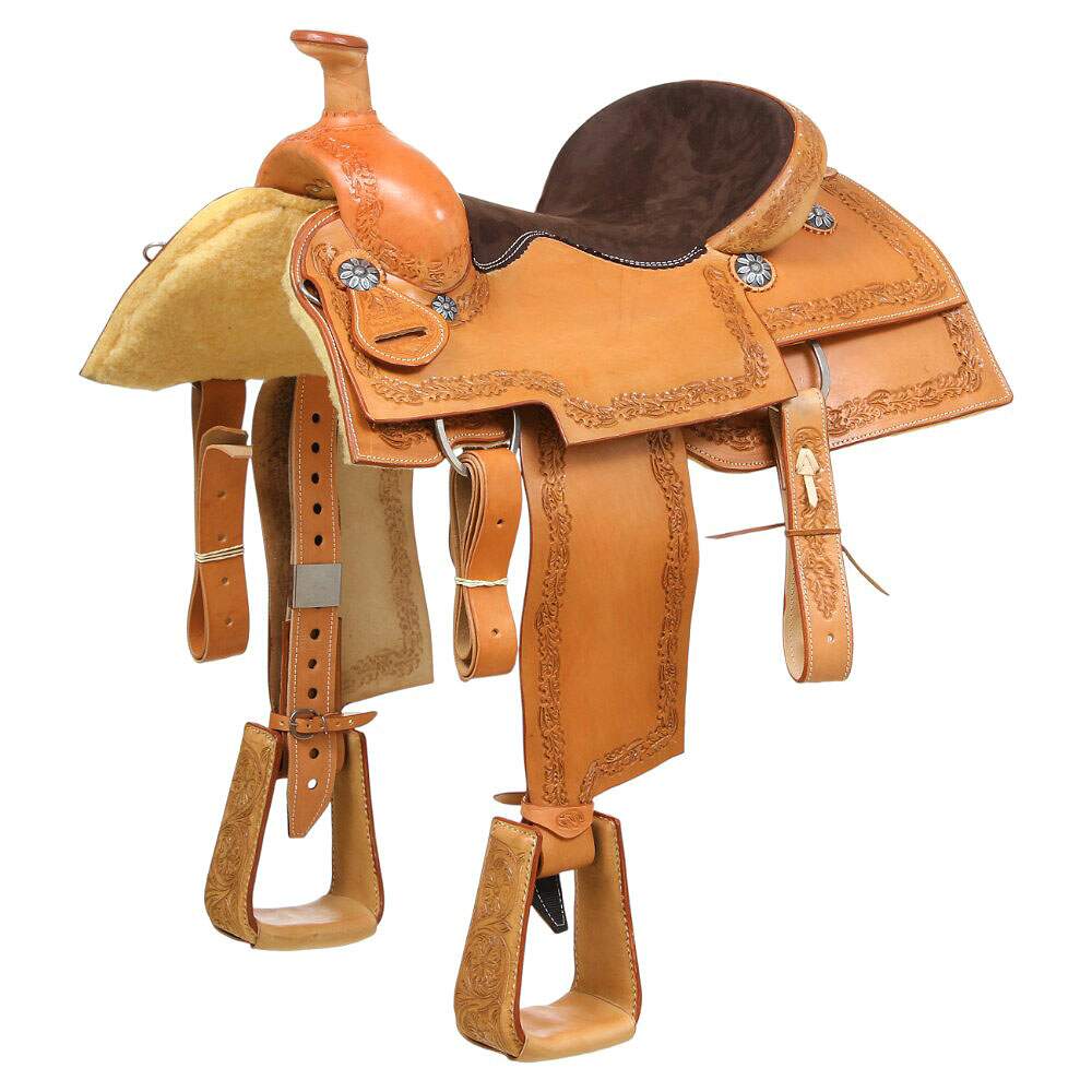 Sela Quarto de Milha para Laço em Dupla 16'' Rodeo West 38897