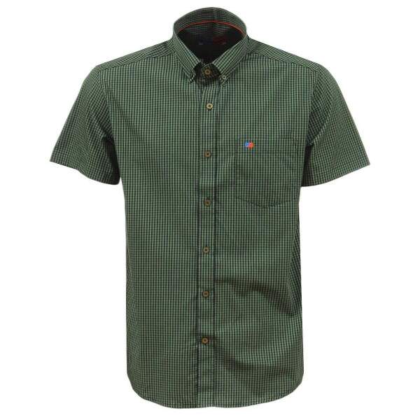 Camisa Masculina Verde Manga Curta Smith Brothers 38920 - Rodeo West