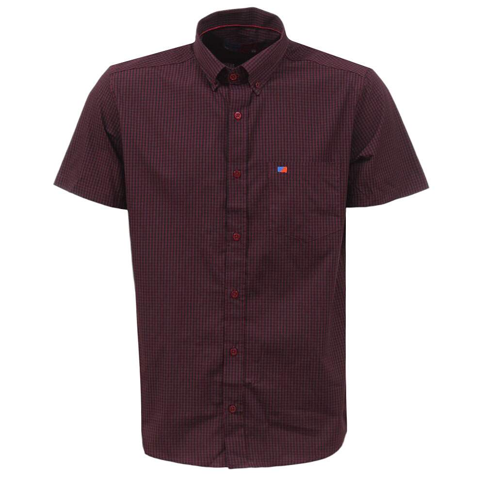 Camisa Masculina Vinho Manga Curta Smith Brothers 38916 - Rodeo West