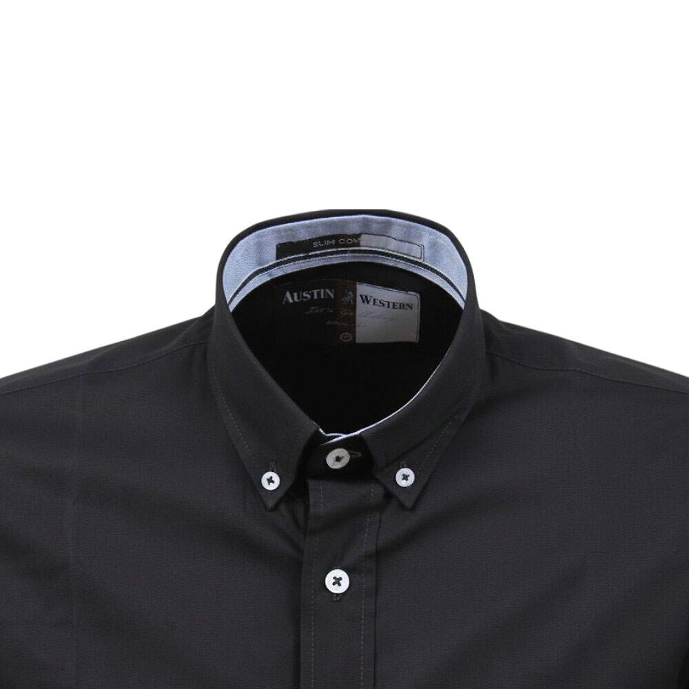 Camisa Masculina Preta Manga Longa Austin Western 39225 - Rodeo West