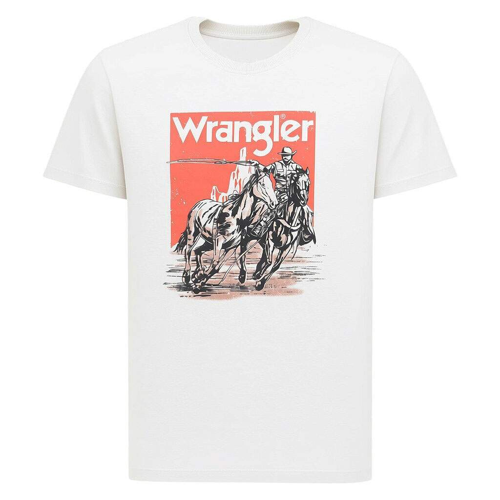Camiseta Masculina Cinza Wrangler 39566 - Rodeo West