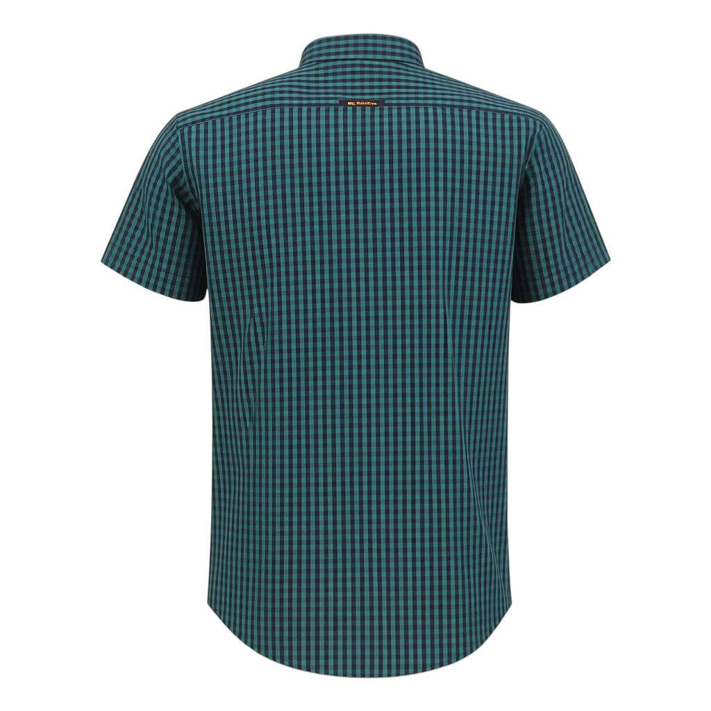 Camisa Xadrez Masculina Verde Manga Curta Cowboy Winner 39649