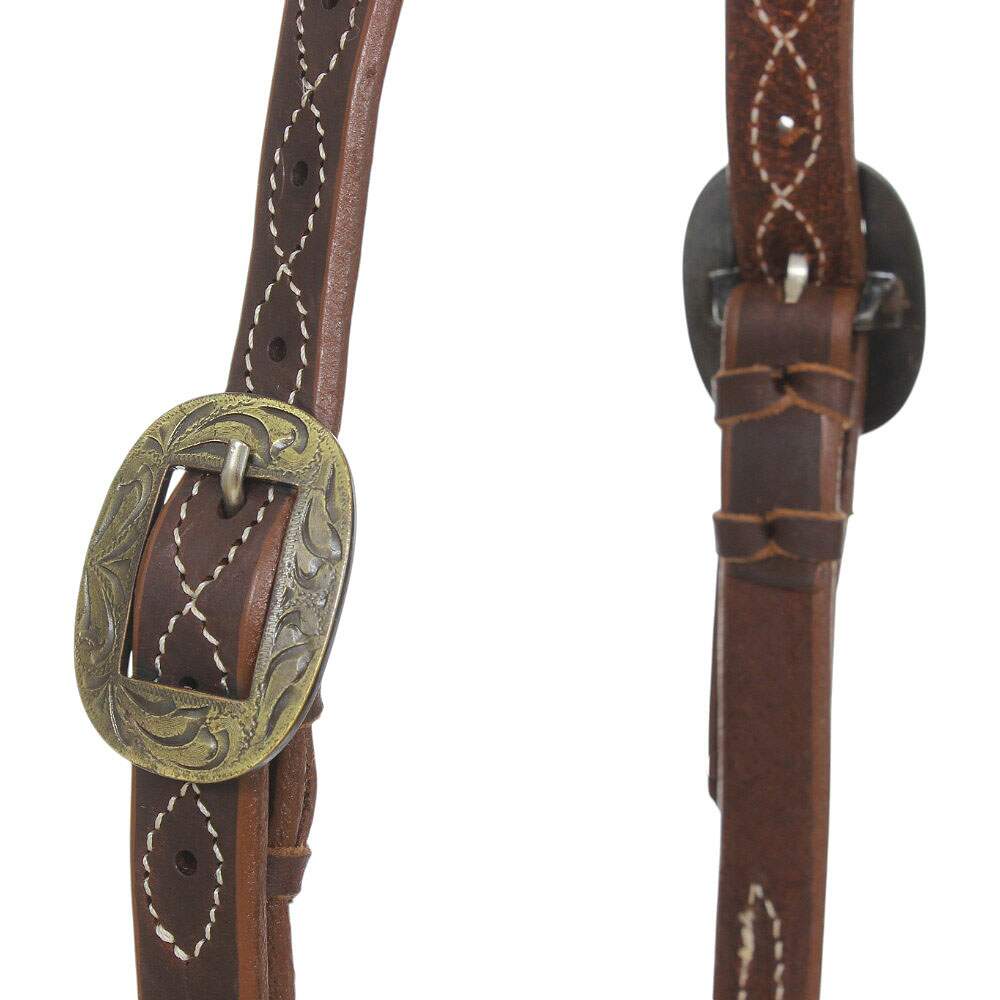 Cabeçada 1 Orelha para Cavalo em Couro Boots Horse 39666 - Rodeo West