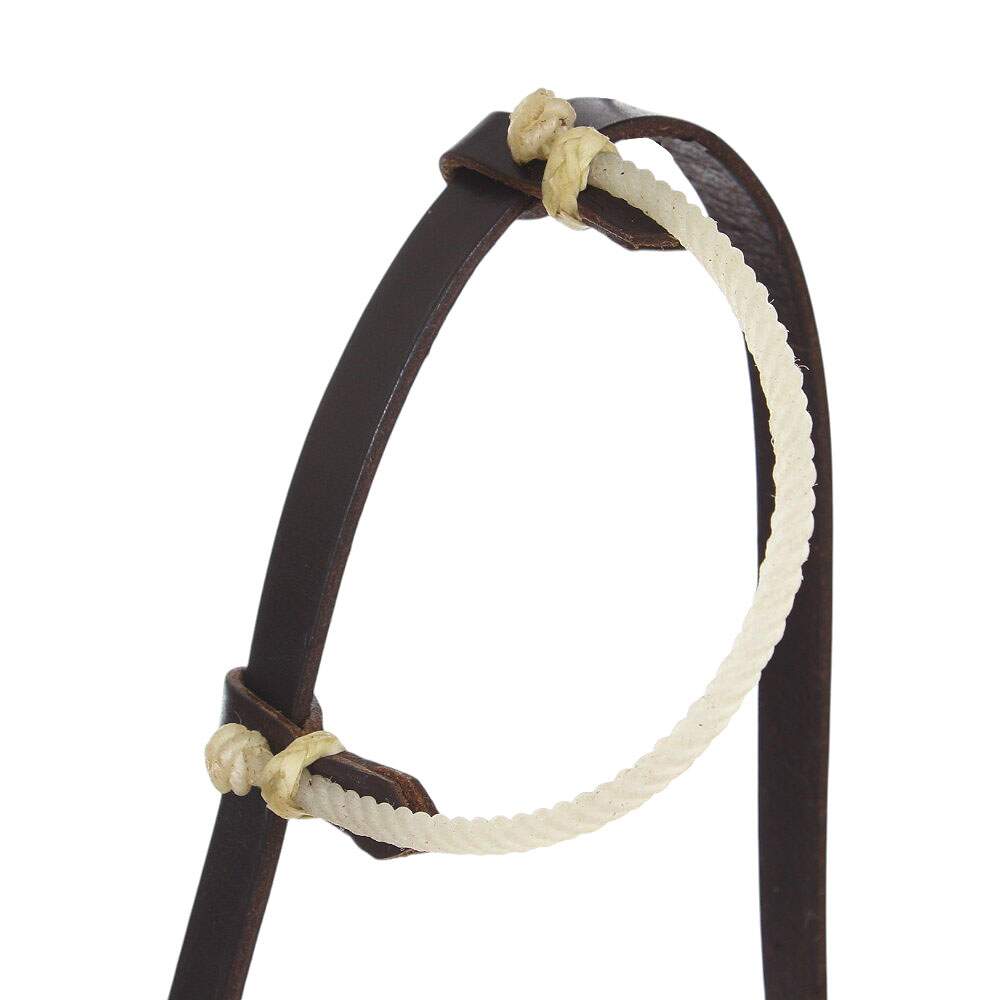 小物 SADDLE PULL UP / TONGUE Cabeçada 1 Orelha para Cavalo em Couro Boots Horse 39671 - Rodeo West
