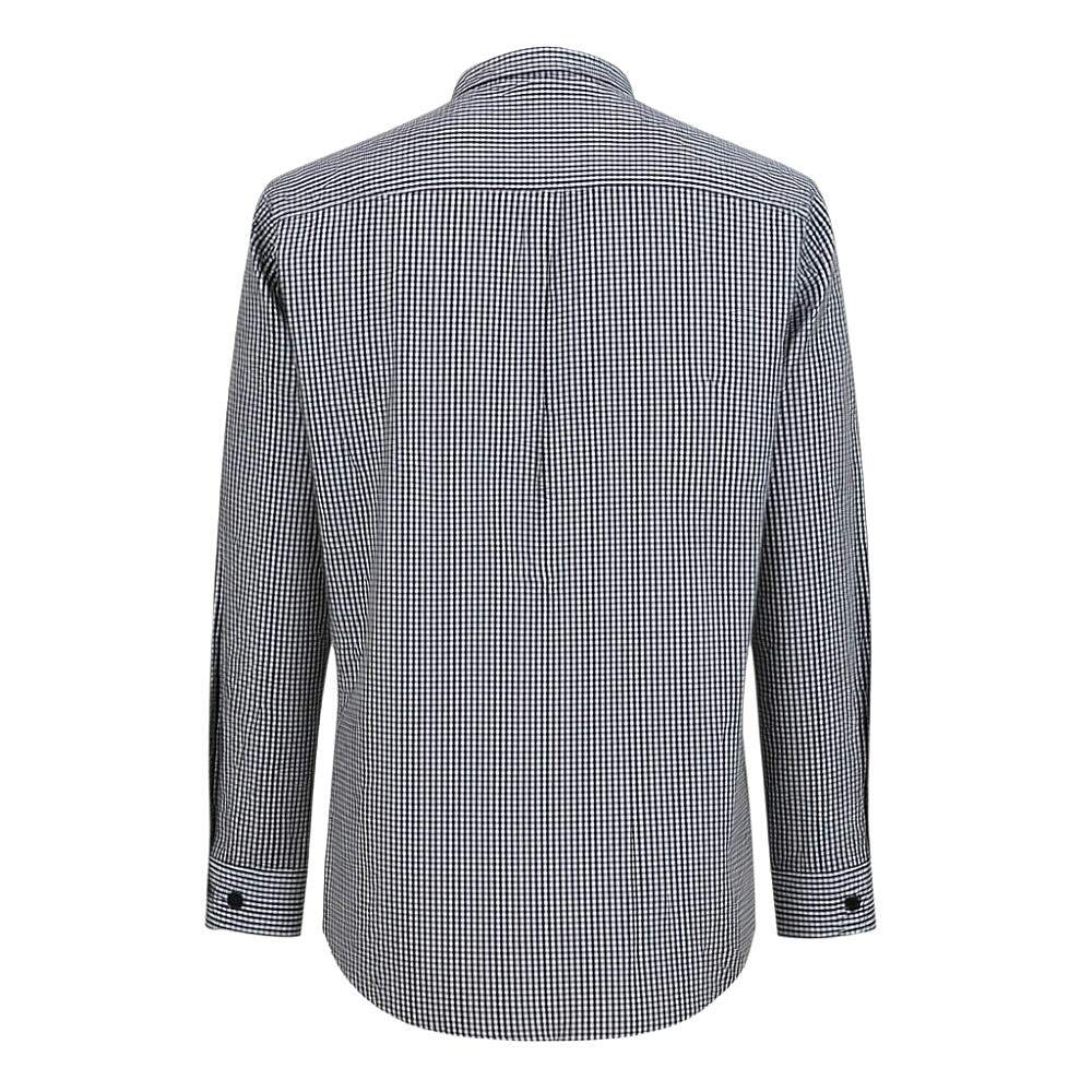 Camisa Masculina Xadrez Preta Manga Longa Smith Brothers 40139