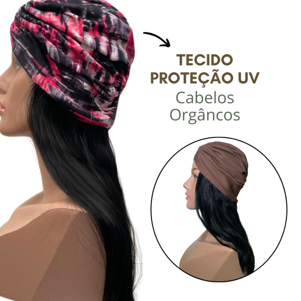 Turbante Peruca Quimioterapia | Conforto e Beleza - Cab Preto
