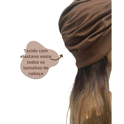 Turbante Peruca Quimioterapia - Cab Dourado Mecha | Conforto e Beleza