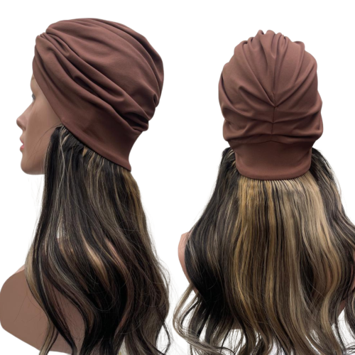 Turbante Peruca Quimioterapia - Cab Dourado Mecha | Conforto e Beleza