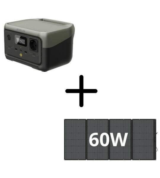Kit River 2 + painel solar 60 w