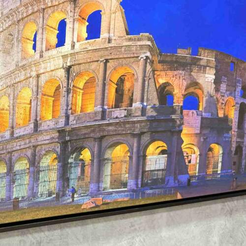Quadro Coliseu de Roma  Noite