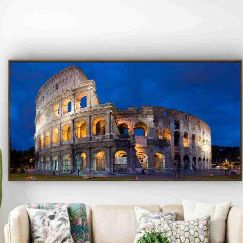 Quadro Coliseu de Roma  Noite