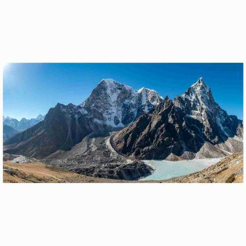 Quadro Grupo de Montanhas Pico com Neve
