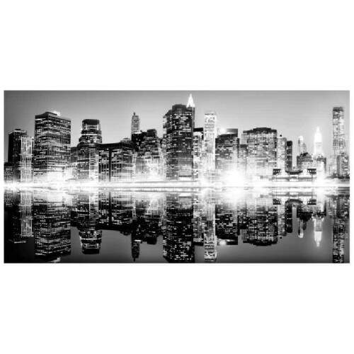 Quadro Arranha Cu Noite em Nova York