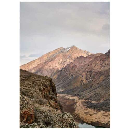 Quadro Montanhas na Armnia