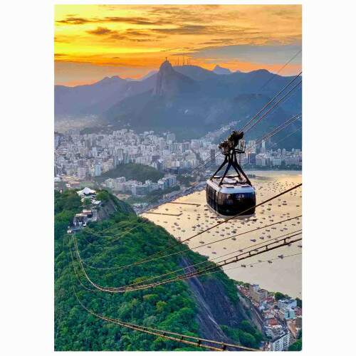 Quadro Bondinho Po de Aucar Rio de Janeiro